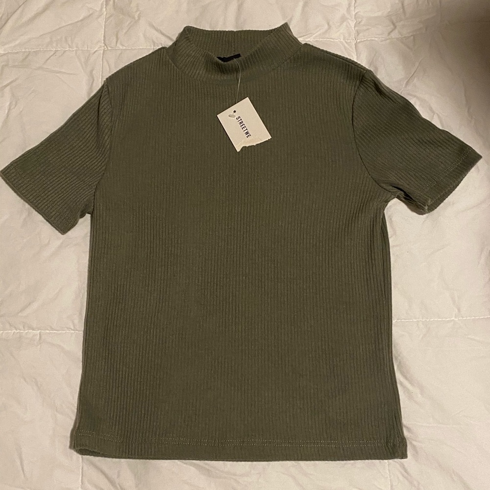 Mock neck top